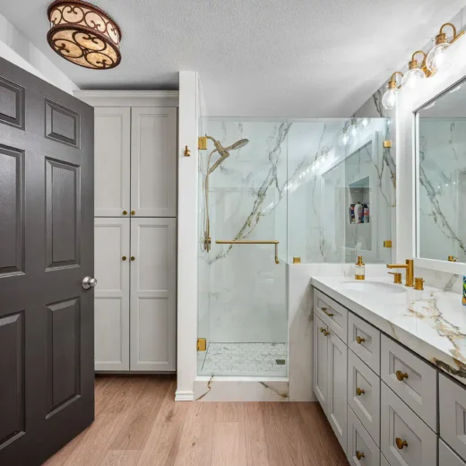 Before Master Bathroom Remodel in Coppell Texas